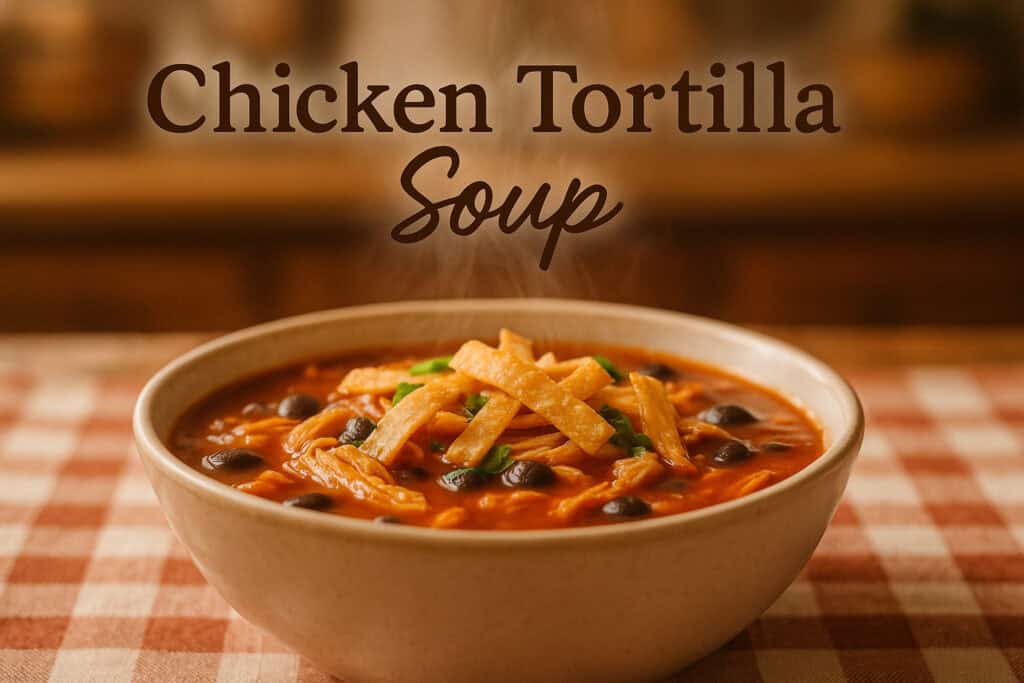 Easy Chicken Tortilla Soup Recipe