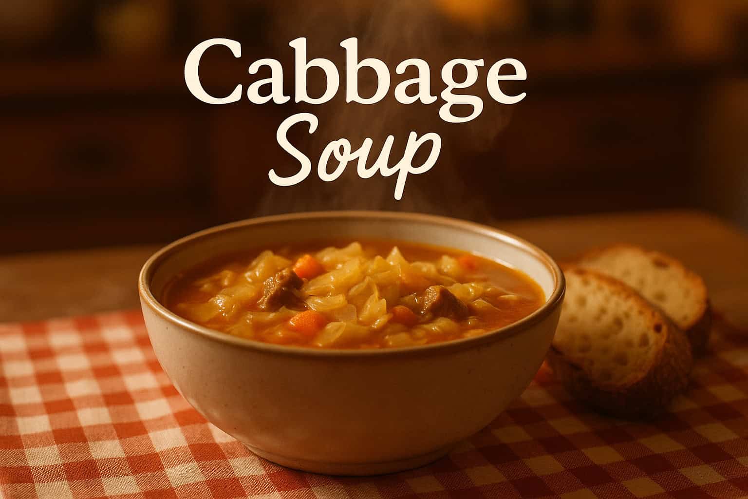 CABBAGE SOUP | Super Easy, Vegetarian Soup for a Healthy Diet 2