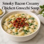 Smoky Bacon Creamy Chicken Gnocchi Soup – The BEST Chicken Soup!