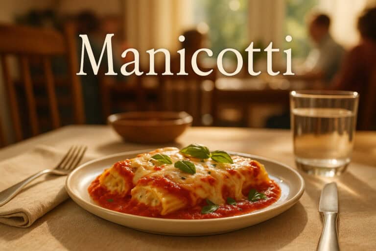 Easy Manicotti Recipe