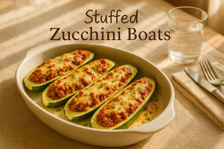 Italian Grandma Makes Stuffed Zucchini Boats 🍅😍 Fast and Easy Dinner!