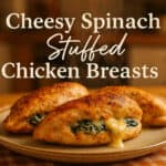 Cheesy Spinach Stuffed Chicken Breasts