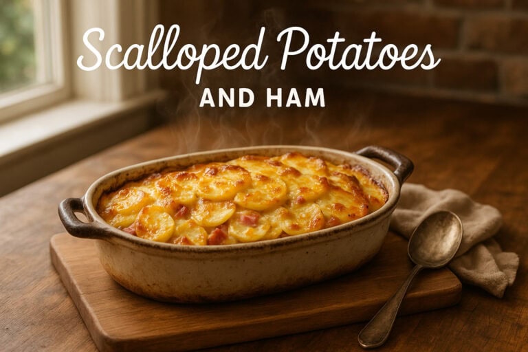 How to Make Scalloped Potatoes and Ham
