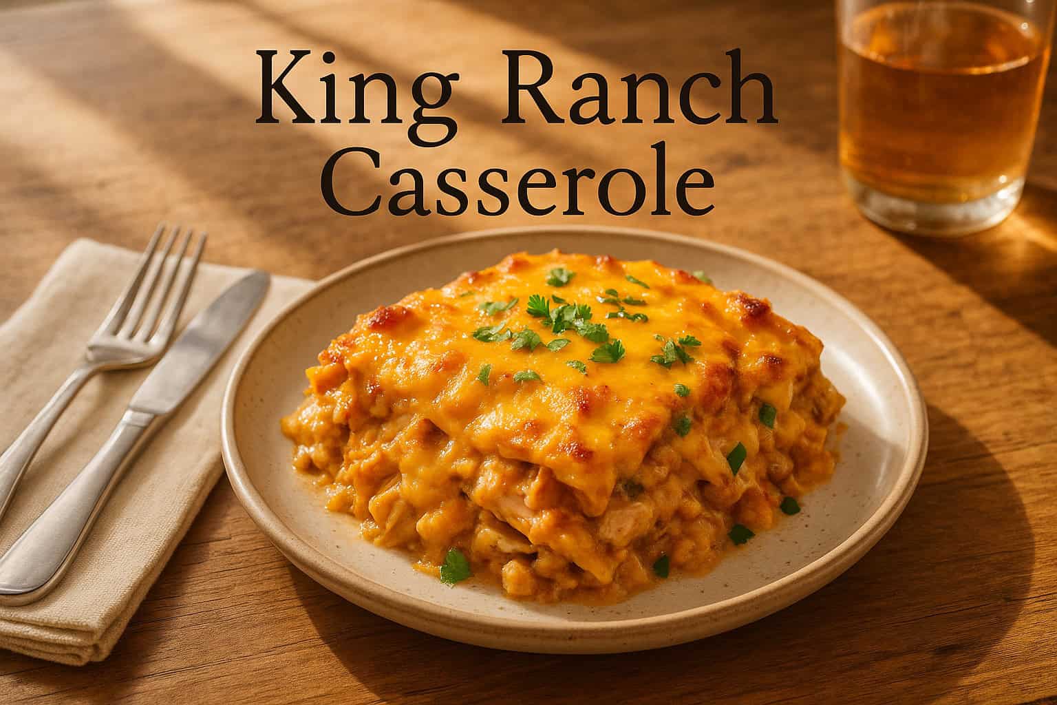 The KING of all casseroles: KING RANCH! 7