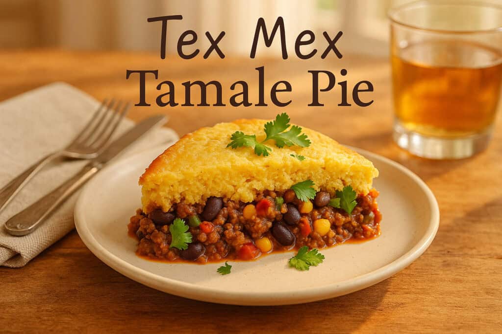 Tex Mex Tamale Pie with Jiffy
