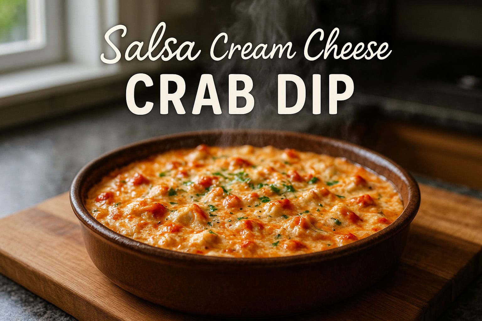 Salsa Cream Cheese Crab Dip Recipe - From The Side Of The Fridge 5