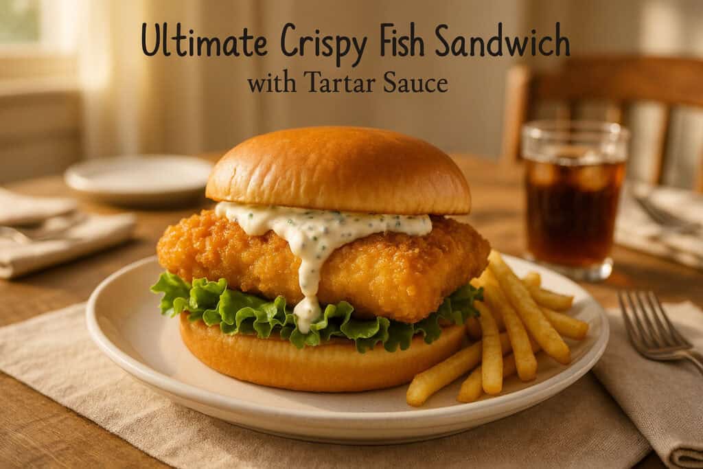 How to Make The Ultimate Crispy Fish Sandwiches with Tartar Sauce