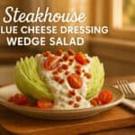 How to make Ruth’s Chris Steakhouse | Blue Cheese Dressing Wedge Salad