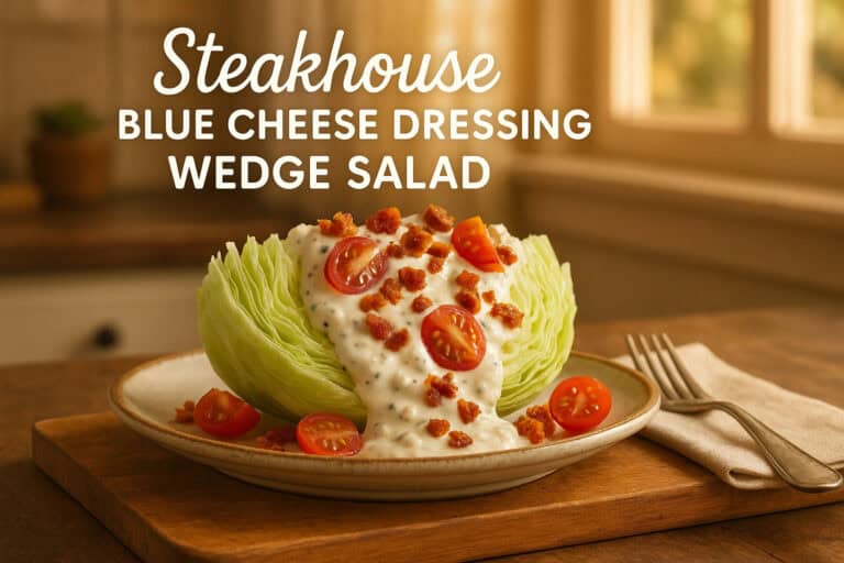 How to make Ruth’s Chris Steakhouse | Blue Cheese Dressing Wedge Salad