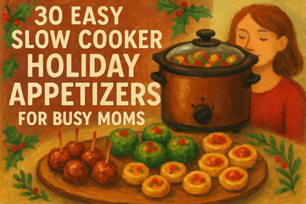 30 Easy Slow Cooker Holiday Appetizers for Busy Moms