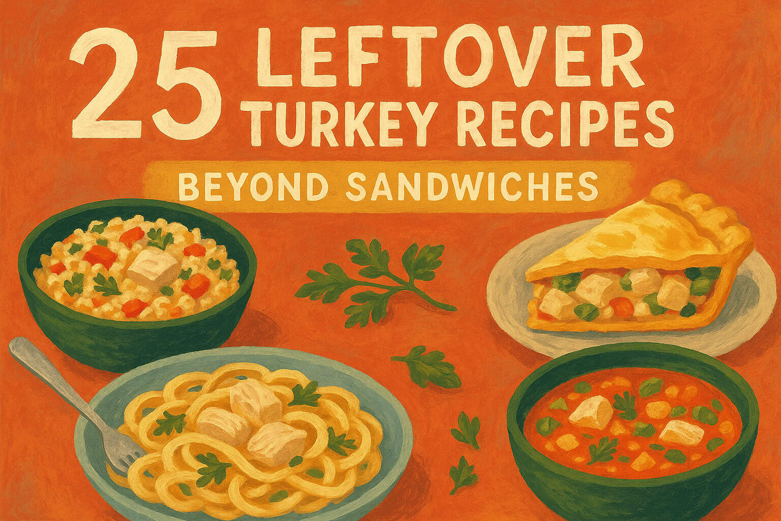 25 Leftover Turkey Recipes Beyond Sandwiches 1