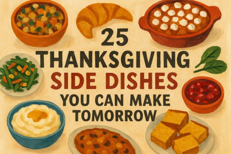25 Thanksgiving Side Dishes You Can Make Tomorrow