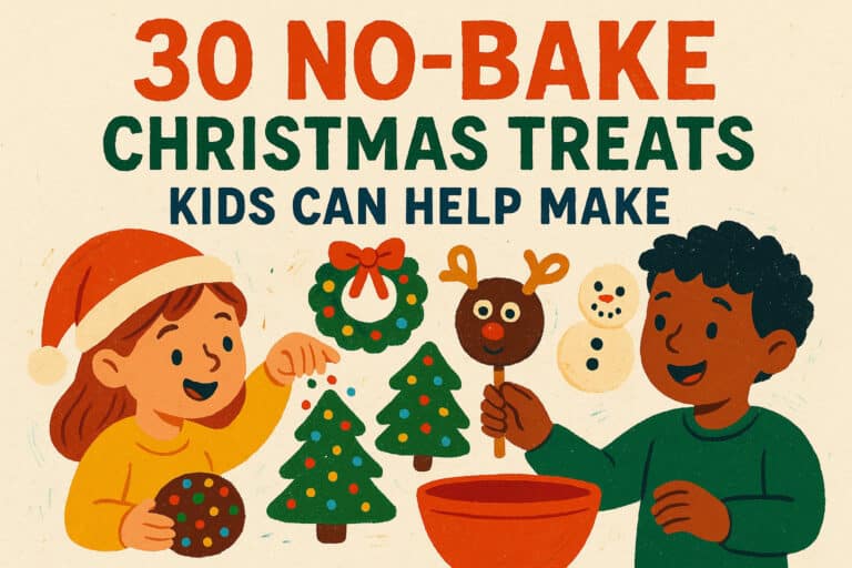 30 No-Bake Christmas Treats Kids Can Help Make