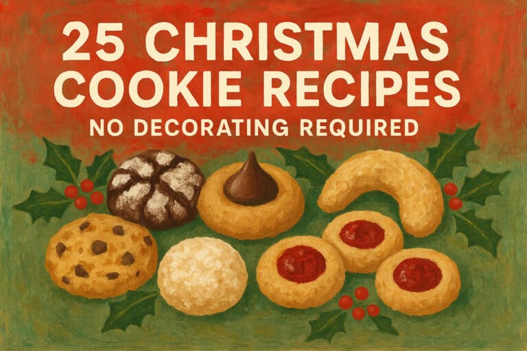 25 Christmas Cookie Recipes (No Decorating Required)