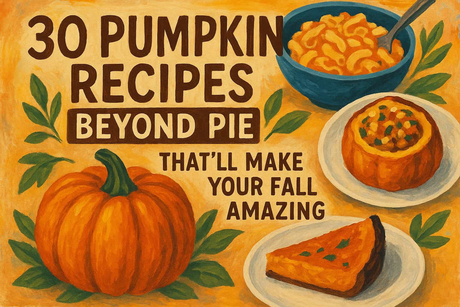 30 Pumpkin Recipes Beyond Pie 2