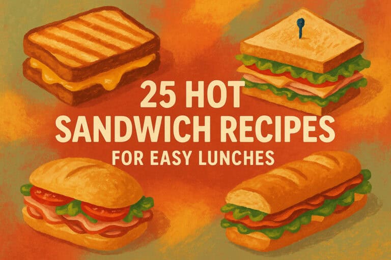 25 Hot Sandwich Recipes for Easy Lunches