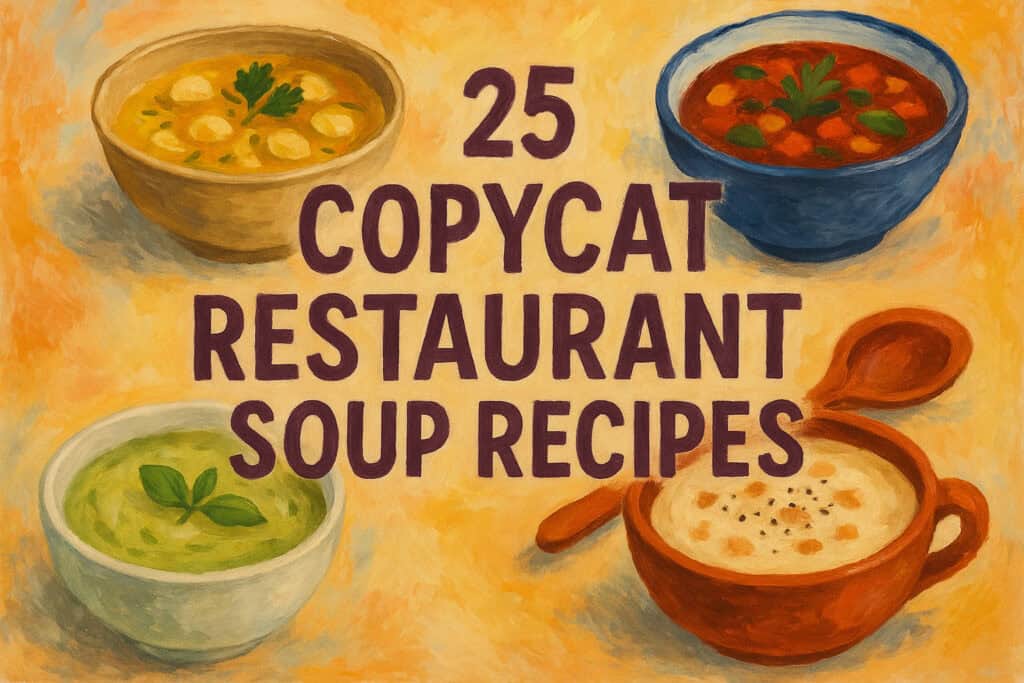 25 Copycat Restaurant Soup Recipes to Make at Home