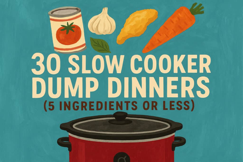 30 Slow Cooker Dump Dinners (5 Ingredients or Less)
