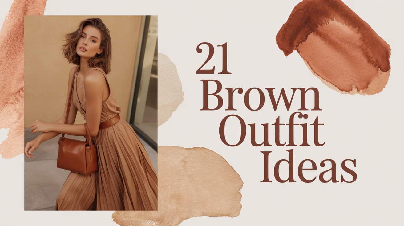 21 Brown Outfit Ideas to Elevate Your Mom Style 6