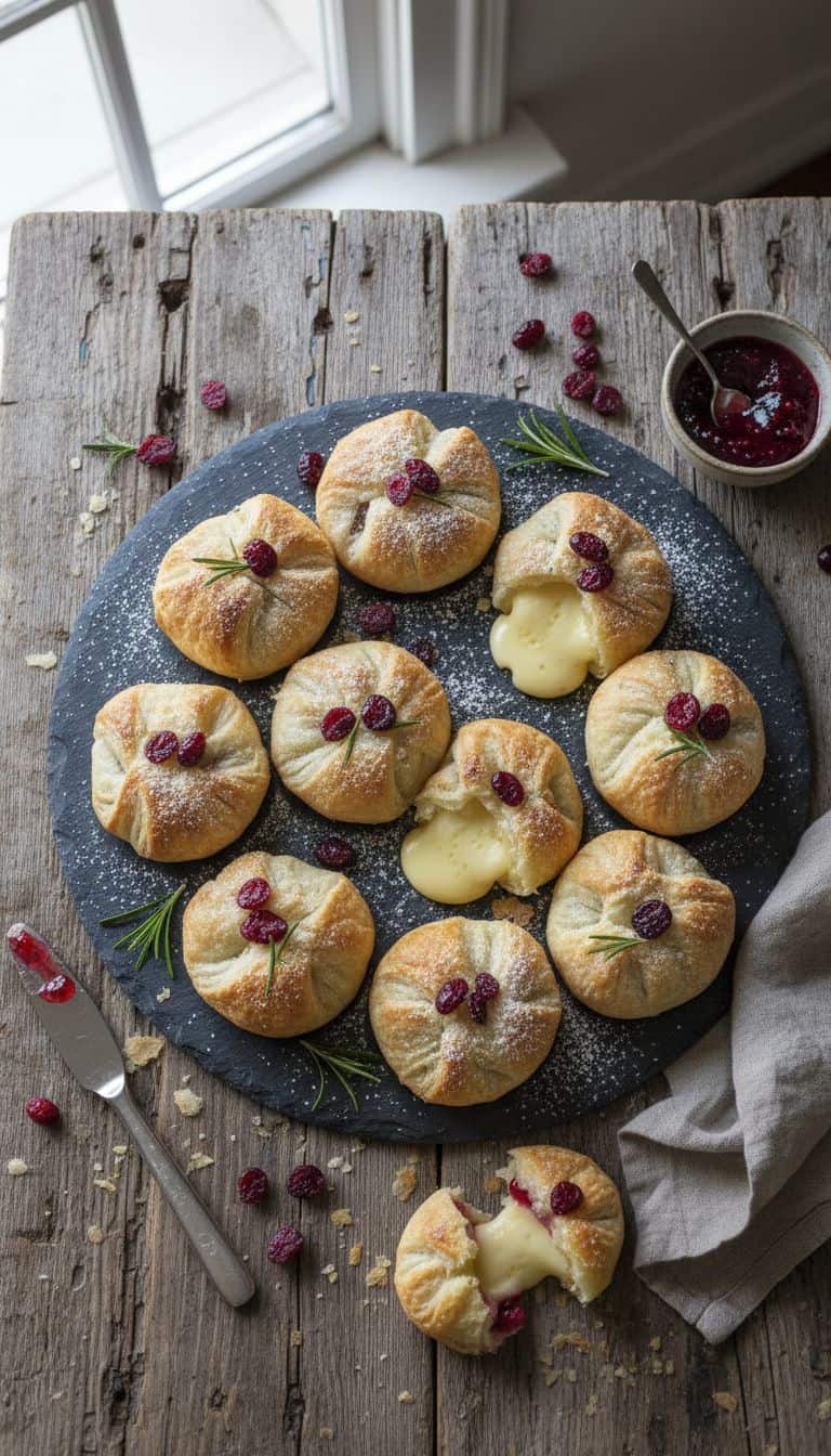 Air Fryer Brie Puff Pastry Appetizers