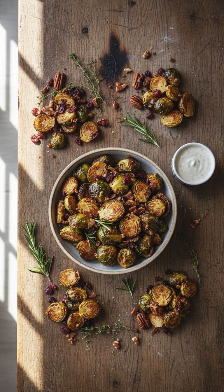 Air Fryer Brussels Sprouts Party Appetizers