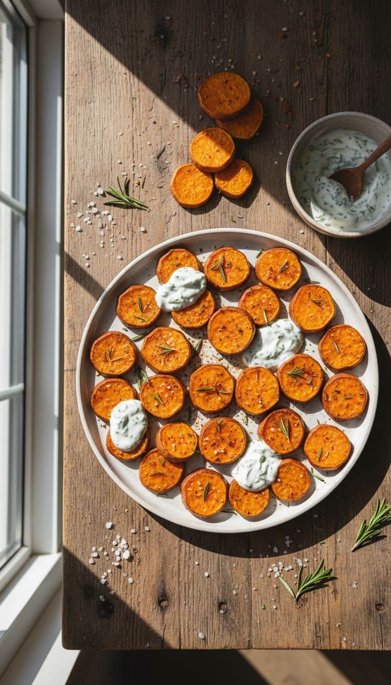 Air Fryer Sweet Potato Bite Appetizers