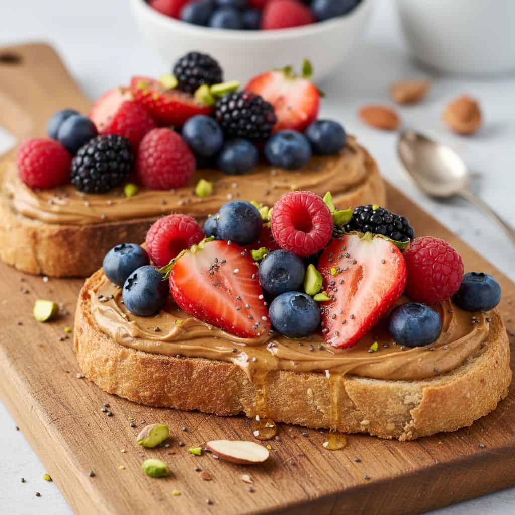 30 New Year's Day Brunch Recipes to Start Fresh 85 Almond Butter Berry Toast