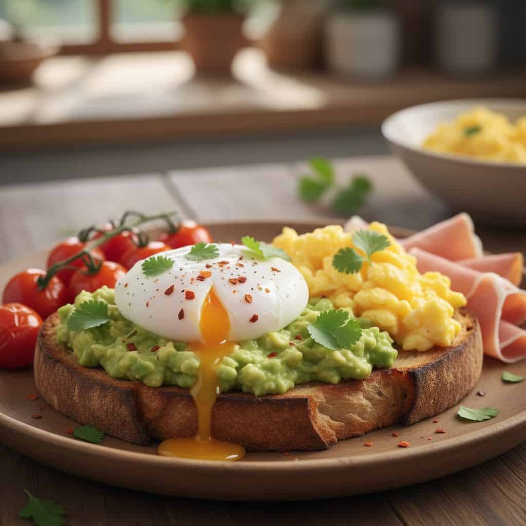 30 New Year's Day Brunch Recipes to Start Fresh 63 Avocado Egg Toast Boost