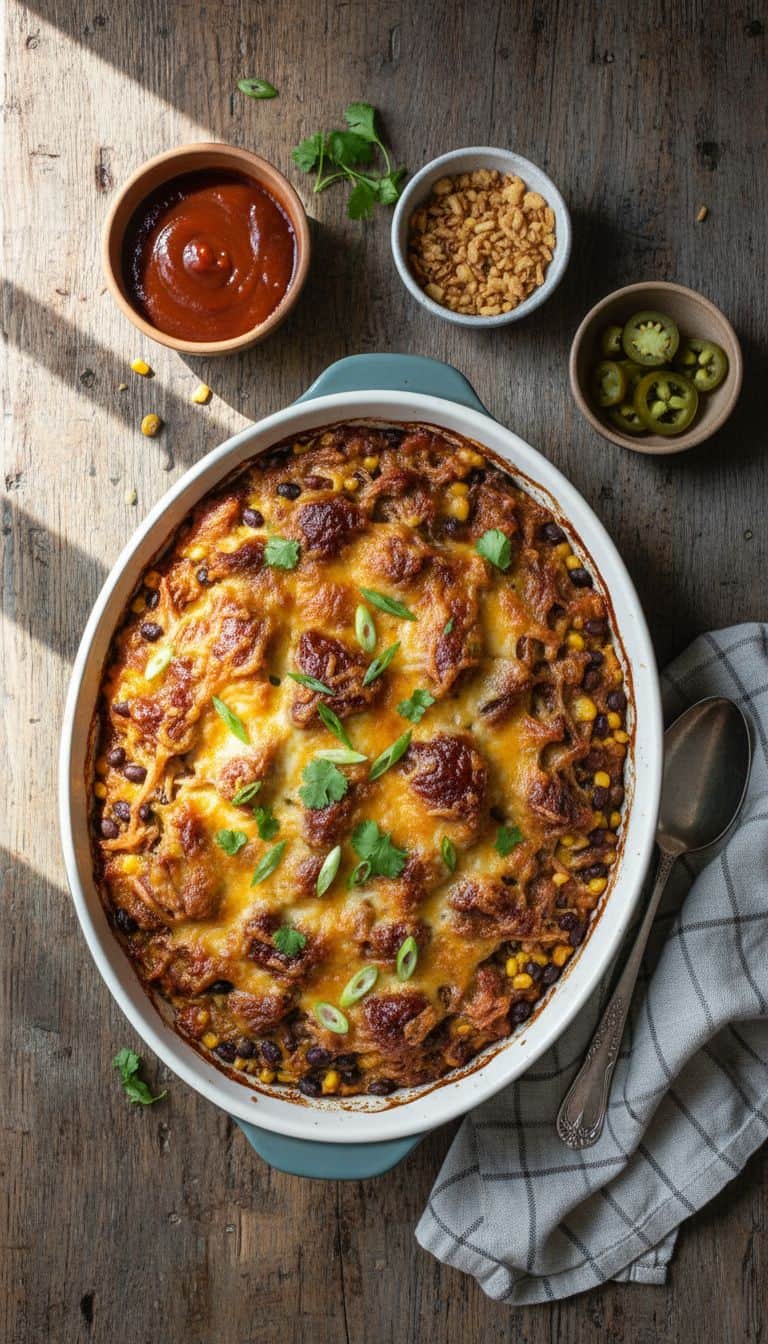 30 Casserole Recipes Your Family Will Actually Request 86 BBQ Pulled Pork Casserole