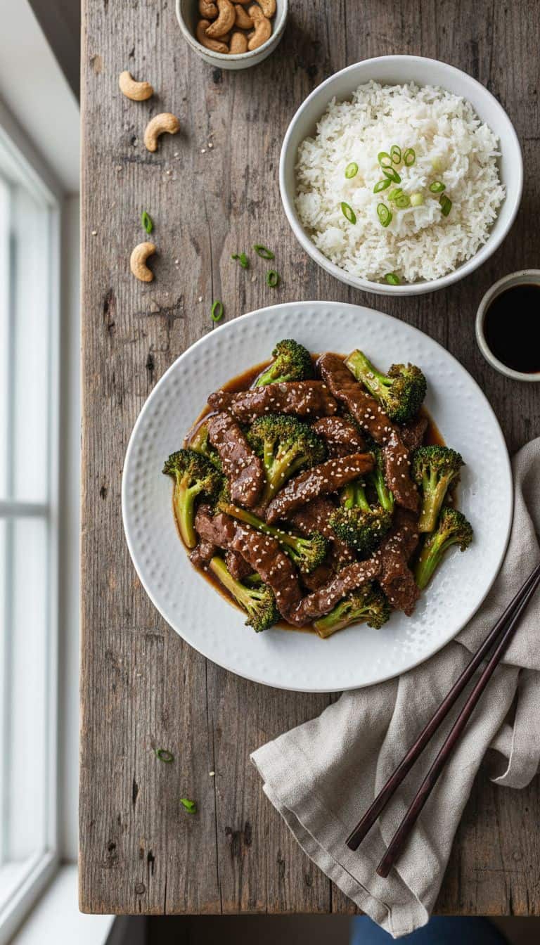 Beef and Broccoli Comfort Food Dinner