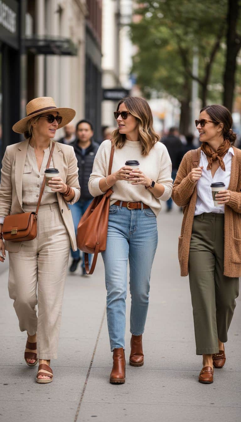 Brown Accessories Neutral Outfit Pop