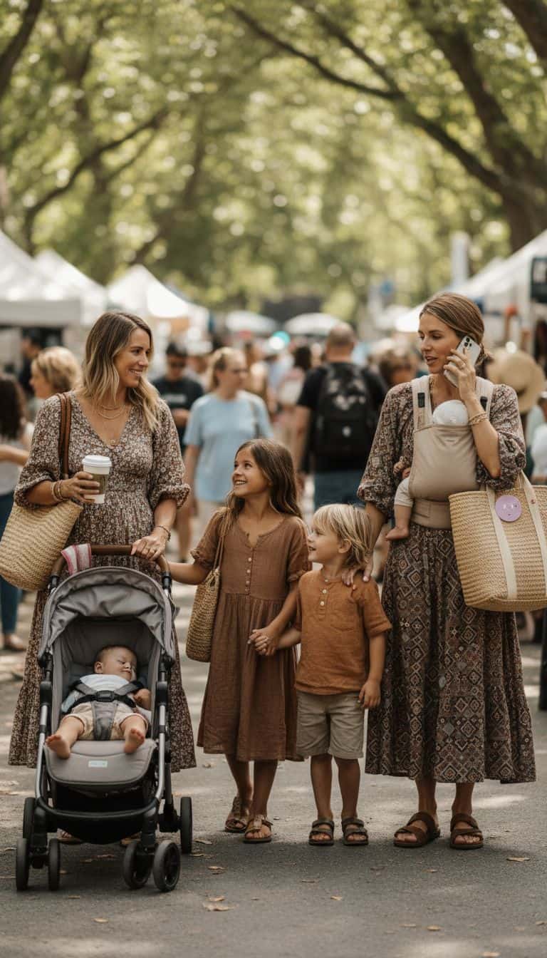 Brown Maxi Dress Weekend Outfit