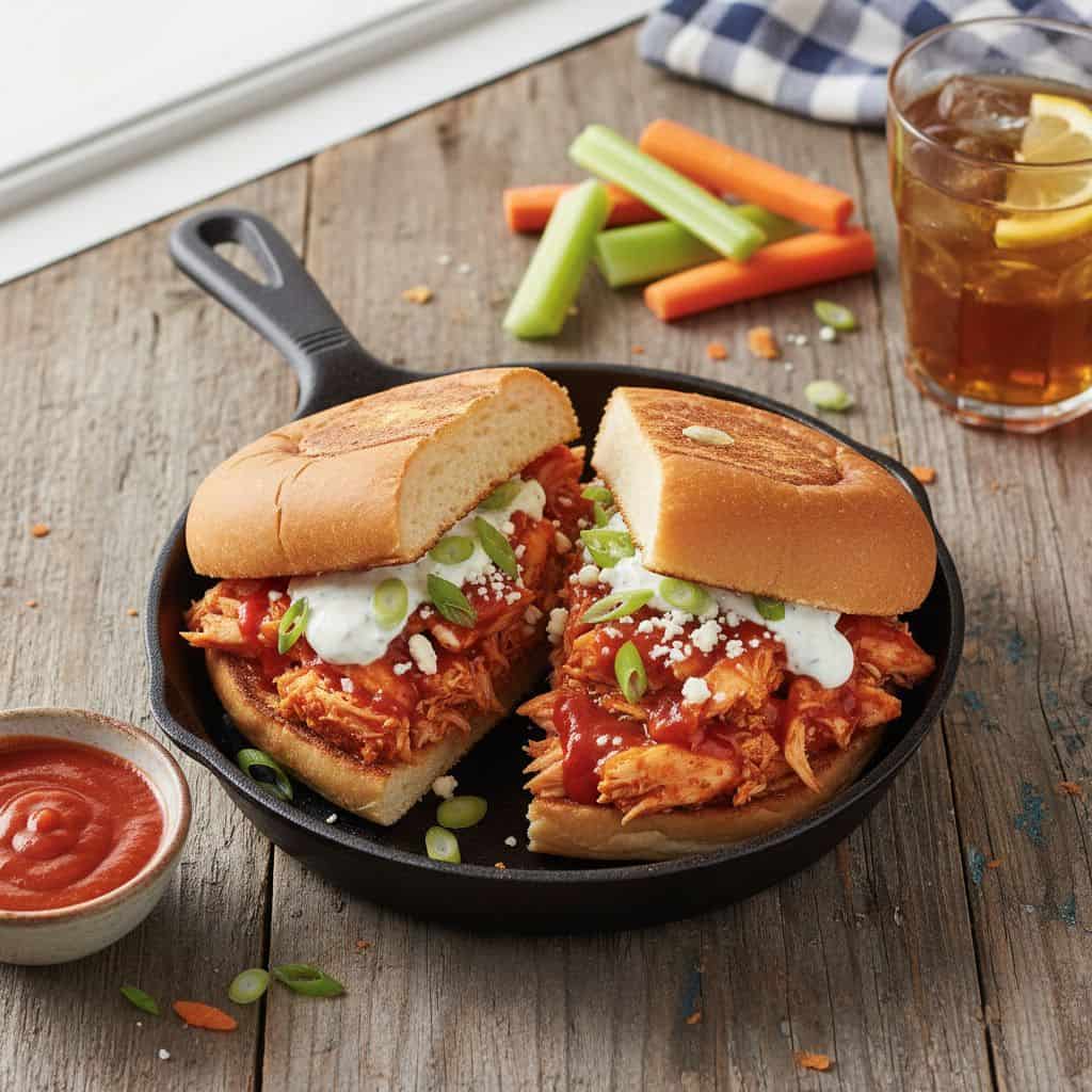 Buffalo Chicken Hot Sandwich Recipe