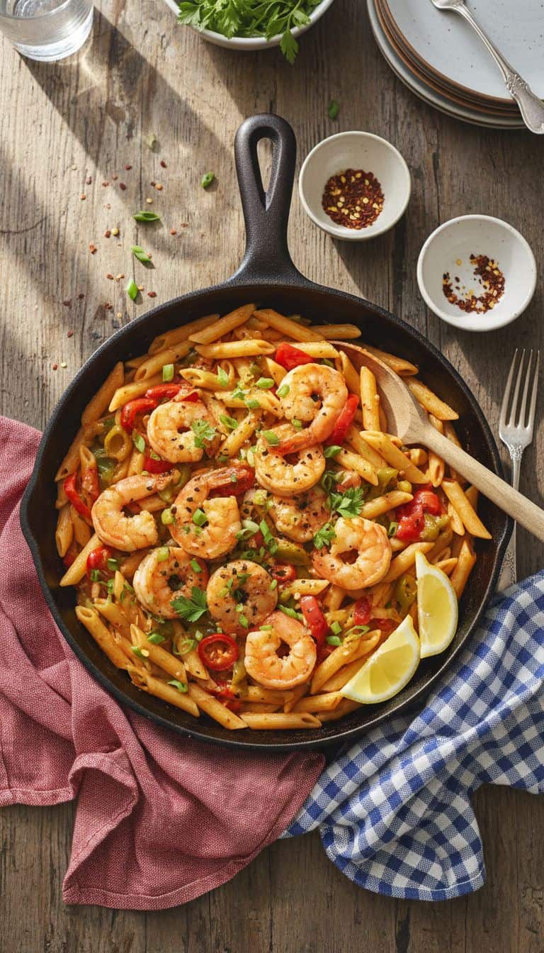 35 One-Pot Pasta Dinners for Busy Weeknights 80 Cajun Shrimp One-Pot Pasta