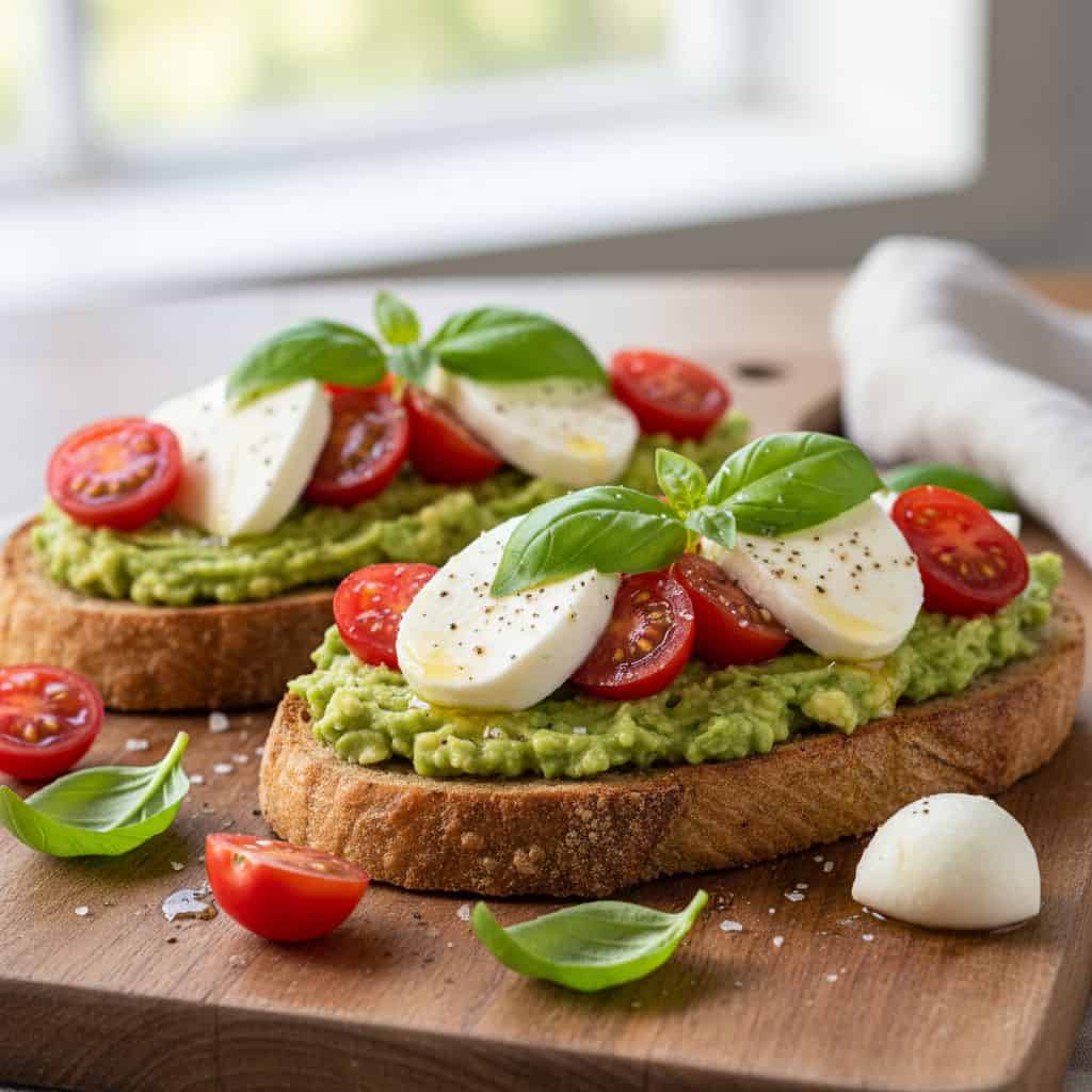 30 New Year's Day Brunch Recipes to Start Fresh 79 Caprese Avocado Toast Open