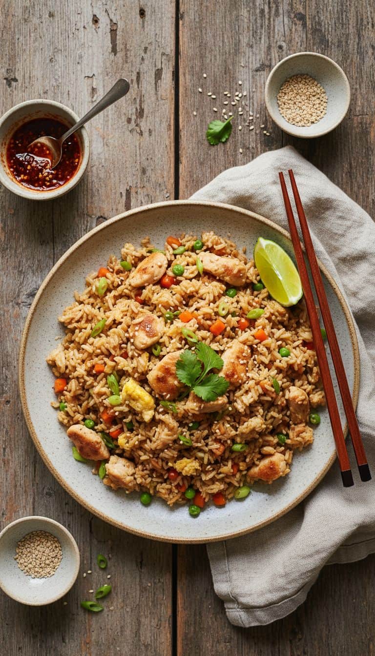Chicken Fried Rice Comfort Food Dinner