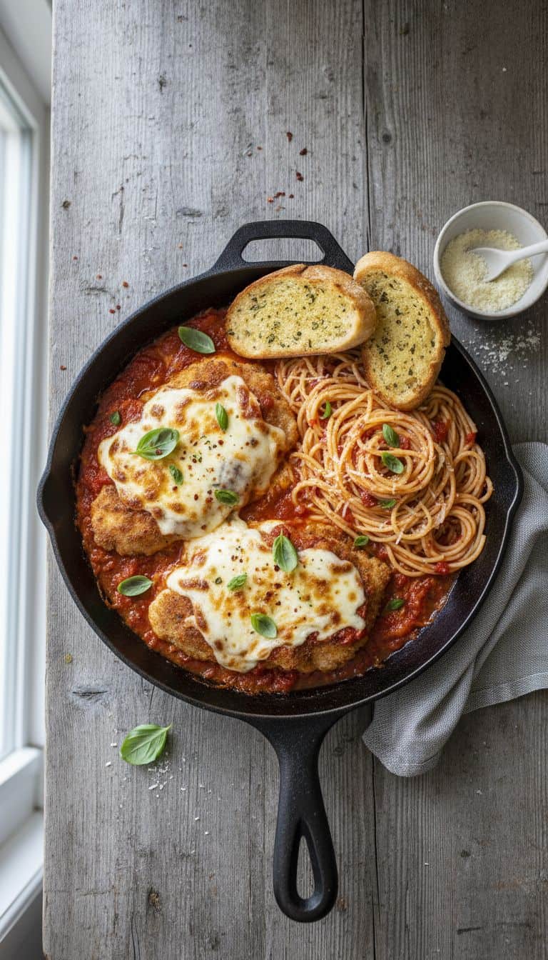 Chicken Parmesan Comfort Food Dinner