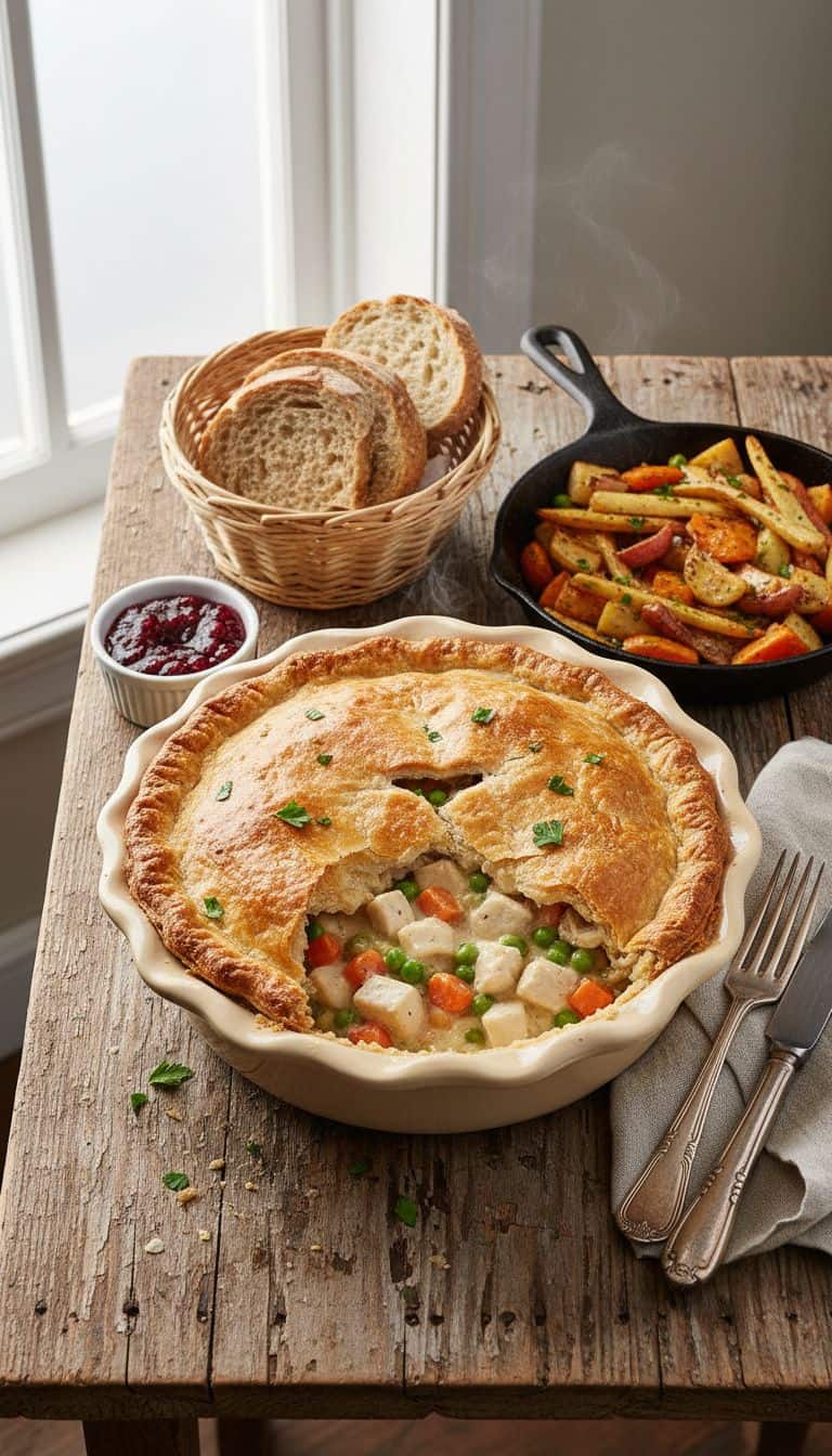 Chicken Pot Pie Comfort Food Dinner