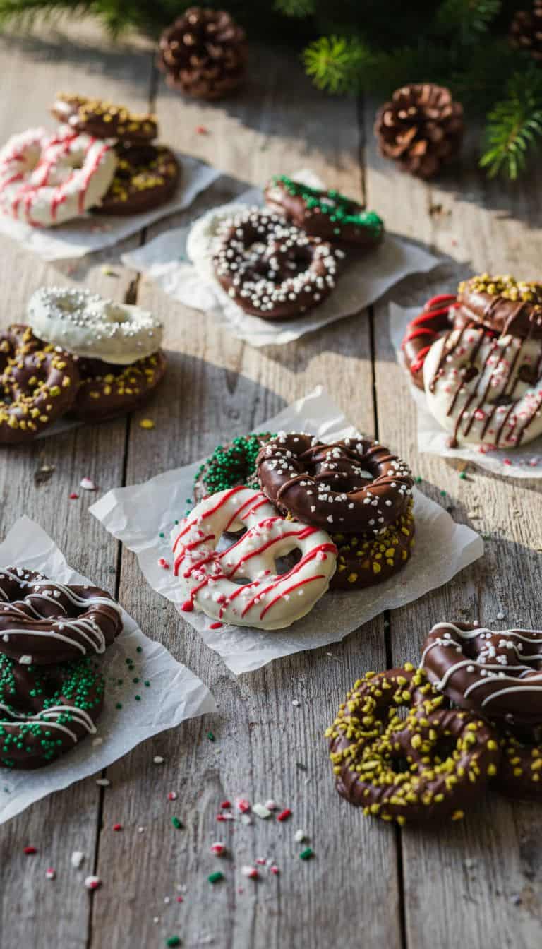 25 Holiday Candy Recipes That Make Great Gifts 58 Chocolate-Covered Pretzel Holiday Candy