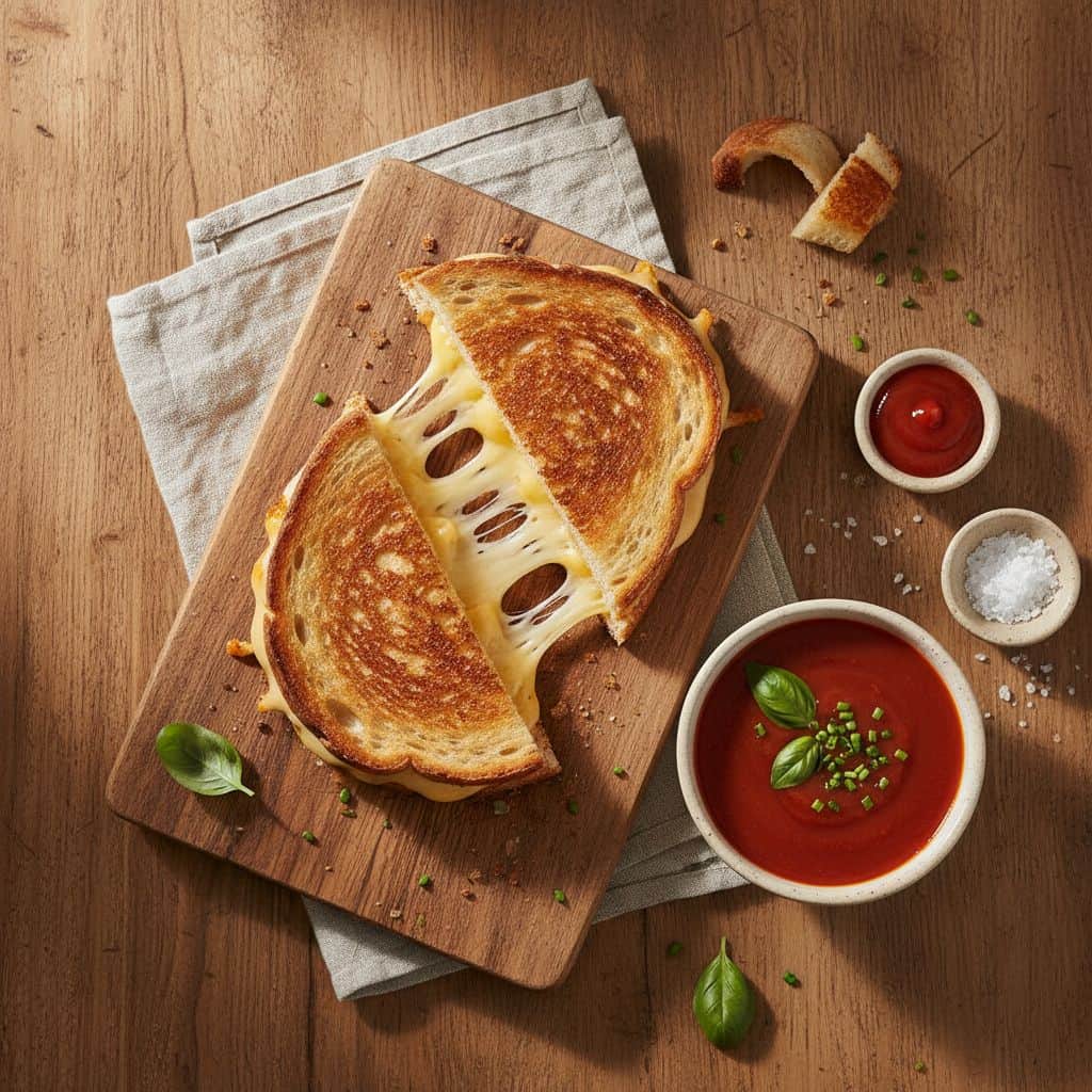 Classic Grilled Cheese Hot Sandwich