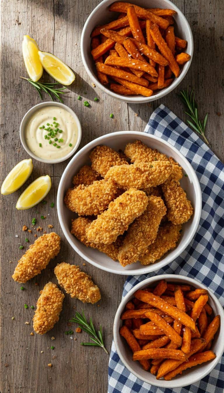 Crispy Baked Chicken Tenders Comfort Food Dinner