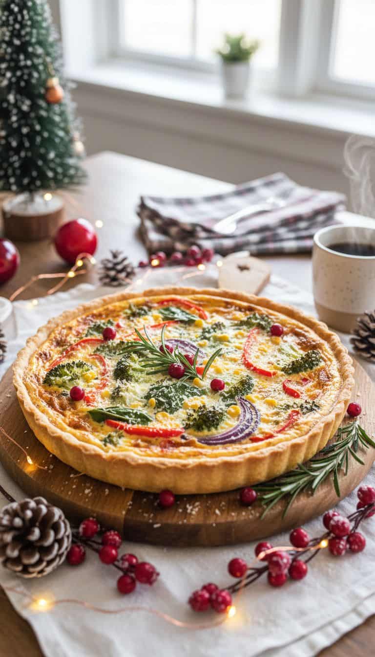 Festive Veggie Quiche