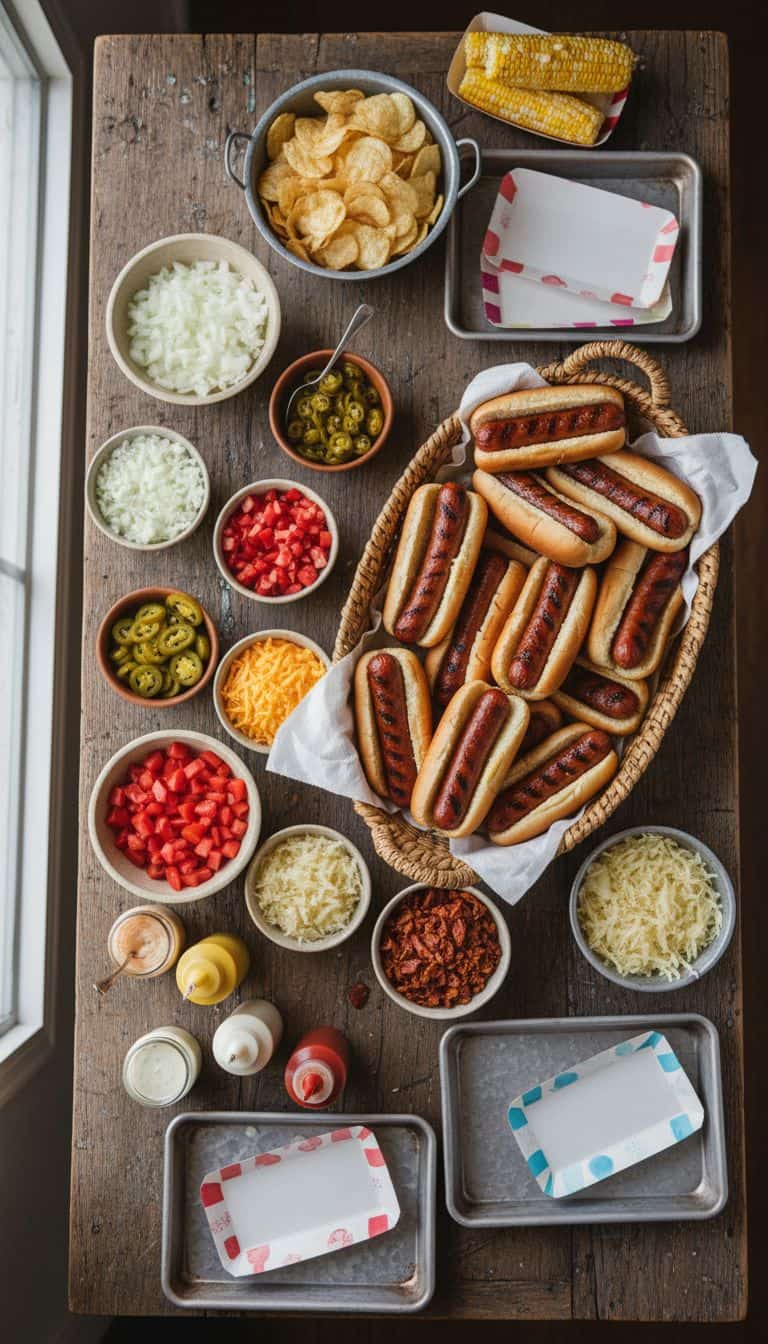 30 Budget-Friendly Family Dinners Under $10 80 Hot Dog Bar Family Dinner