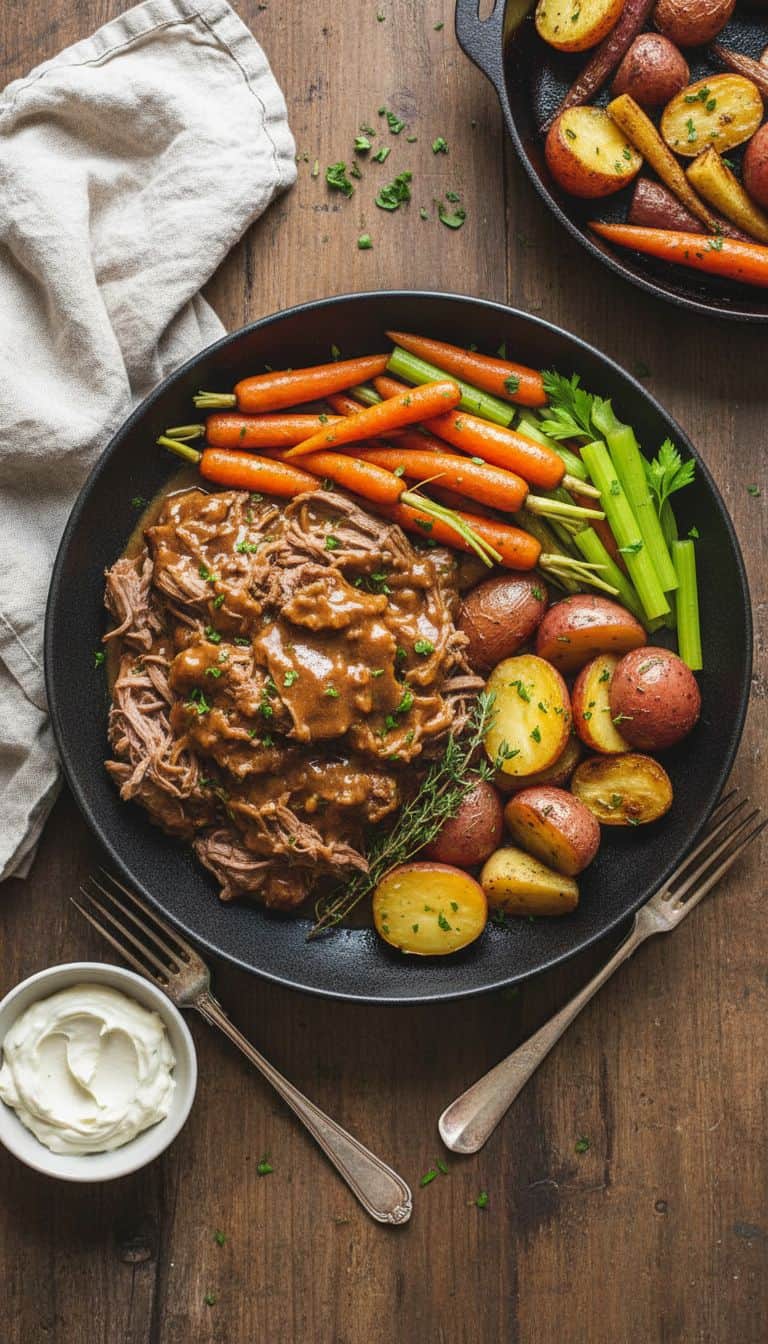 Instant Pot Pot Roast Dinner