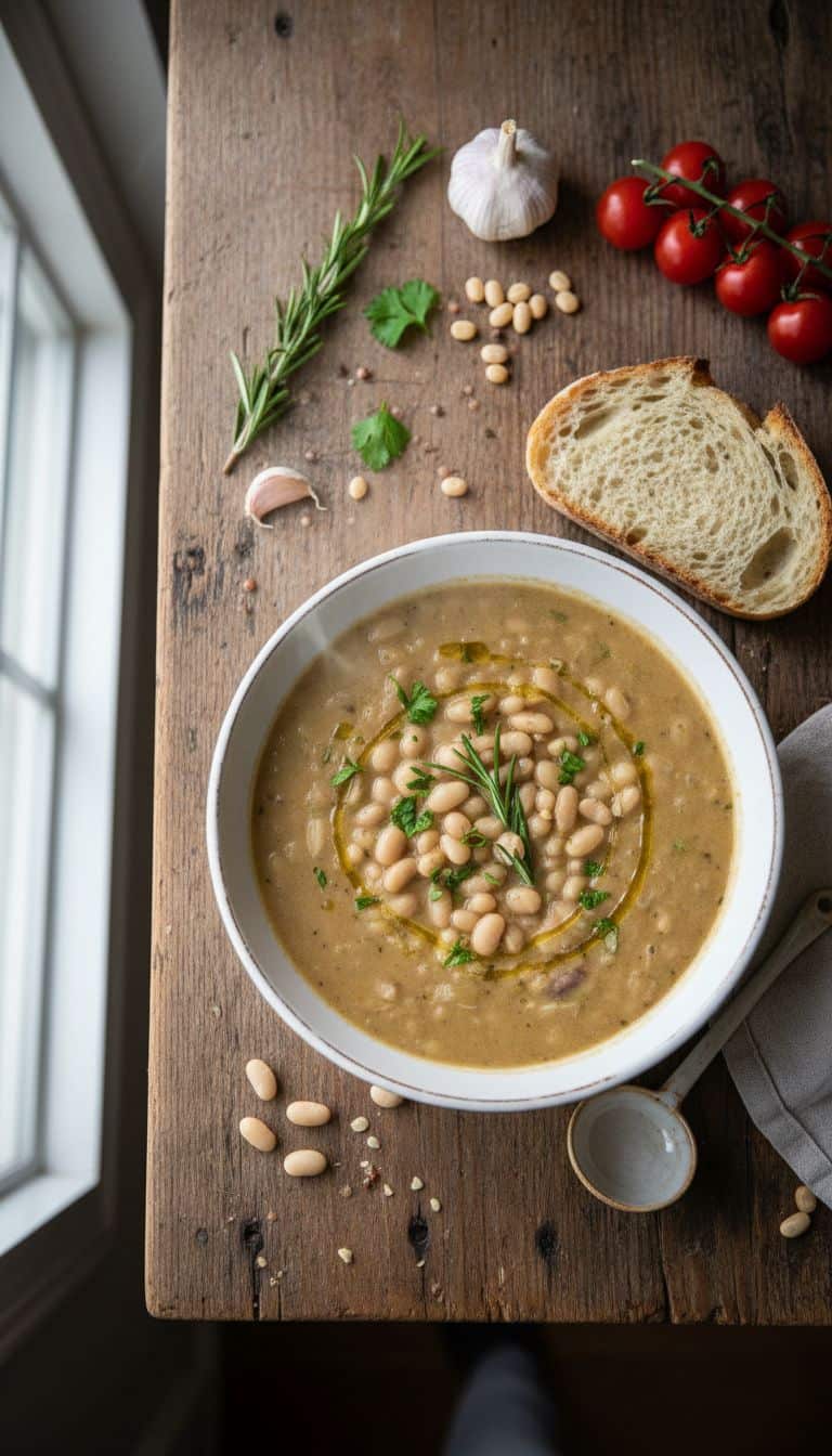 Instant Pot Tuscan White Bean Soup
