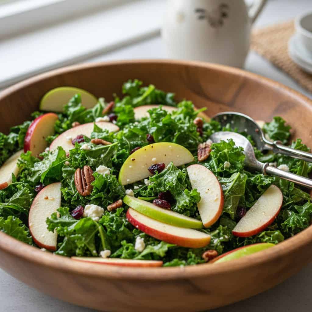 30 New Year's Day Brunch Recipes to Start Fresh 84 Kale Apple Salad Toss