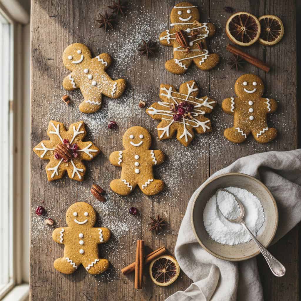 Keto Gingerbread Cookie Holiday Dessert