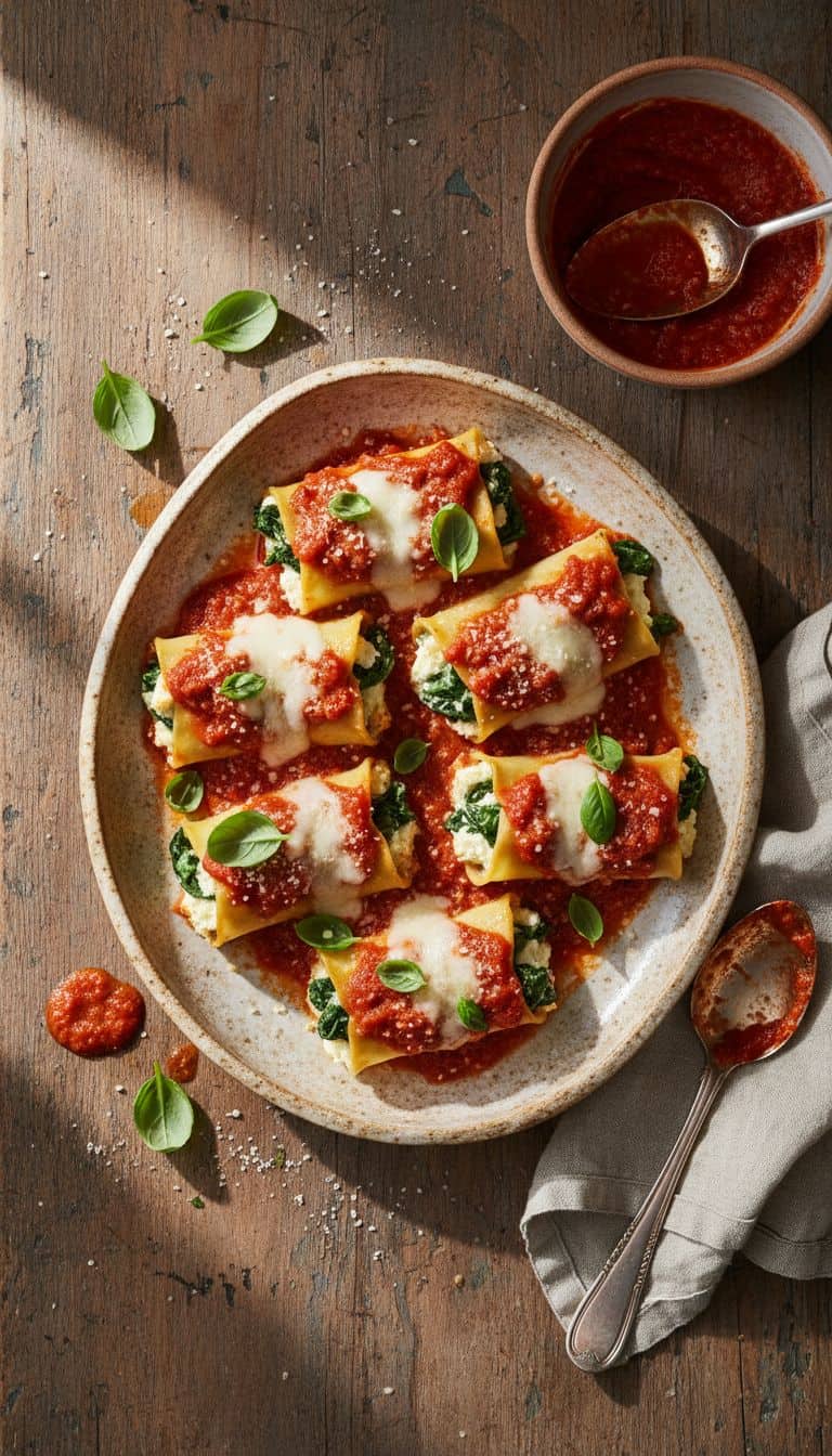 Lasagna Roll-Ups Comfort Food Dinner