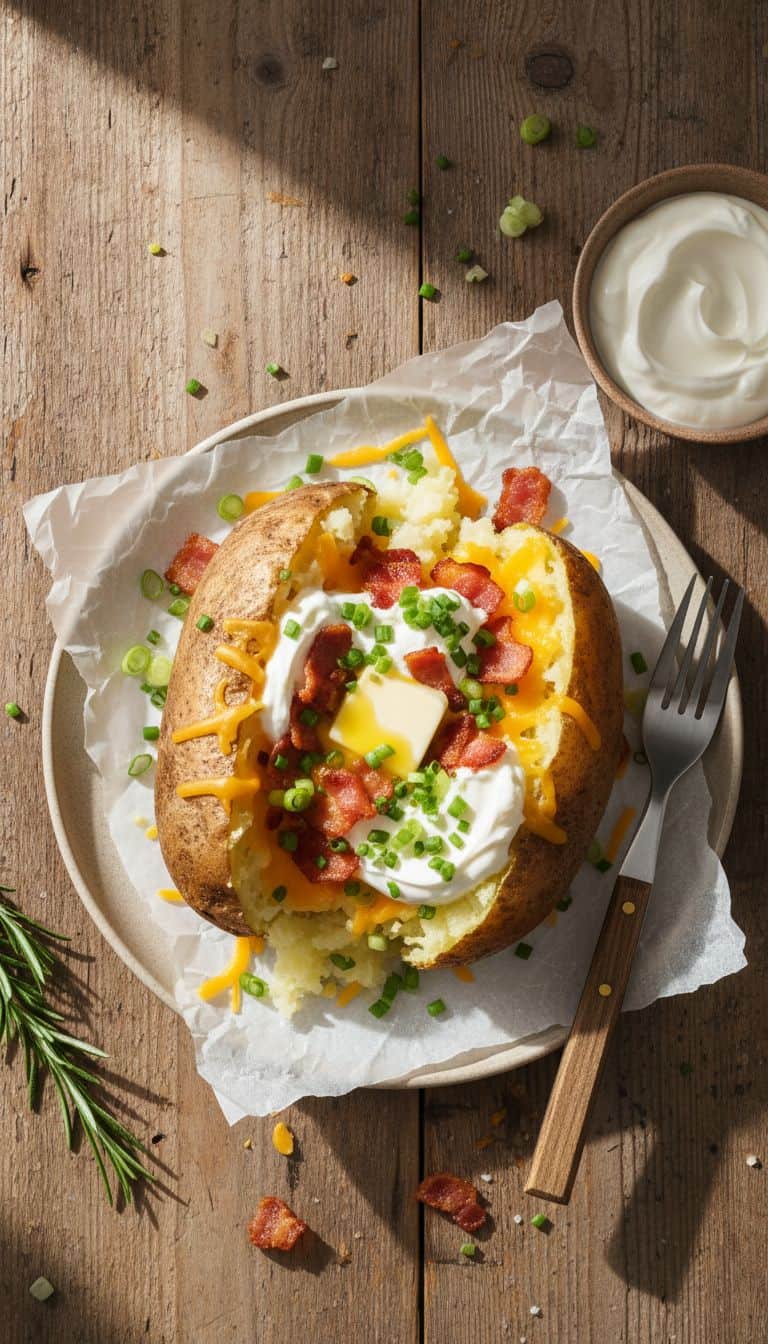 Loaded Baked Potato Comfort Food Dinner