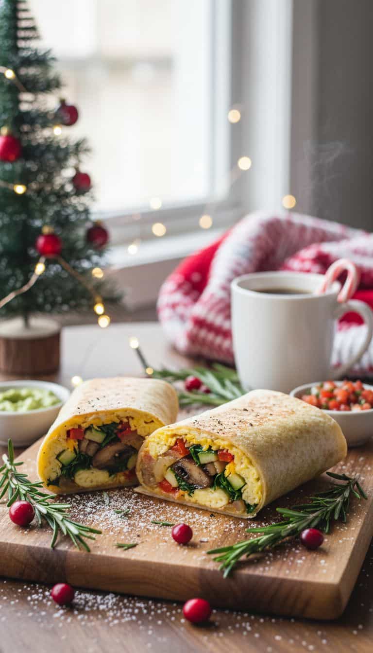 Loaded Veggie Breakfast Burritos